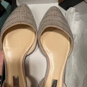 INC diamond flat dress shoe